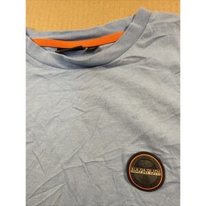 Napapijri Geographic 1987 T Shirt in Blue Size XL